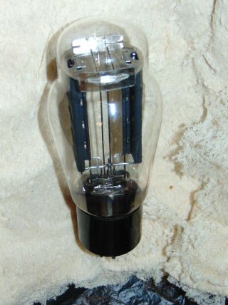 Nos Rare Vt - 244 5u4g U52 Tube 1940s Foil Getter Strip Hanging Fil Sylvania 8 Pin
