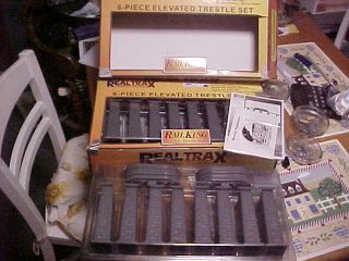 (2) Boxes Of 8 Mth Realtrax Elevated Trestles.  40 - 1034.  (16) Trestles Total