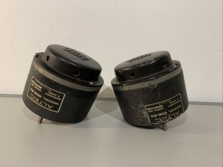 Pair Altec Lansing 808 - 8a High Frequency Drivers 8 Ohm Dias Need Posts