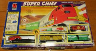 Vintage Life Like Chief Train Set Ho W/box,  Accessories,  Directions,