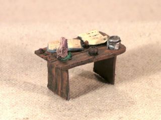 Wizard Table Alchemist Library Study Furniture Scenery Grenadier 2009 Painted 2