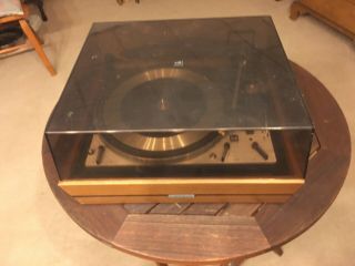 United Audio Dual 1218 Turntable W Dust Cover,  Cartridge & Lp Spindle