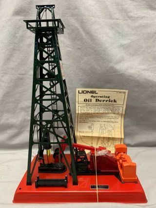 Lionel O - Gauge 6 - 2305 Getty Operating Oil Derrick - Lnib