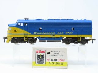 O Scale 2 - Rail Atlas 6103 C&o Chesapeake & Ohio F - 9 Diesel Locomotive 8600
