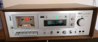 Akai Cs - M40r Stereo Cassette Deck,  Japanese,  See Video