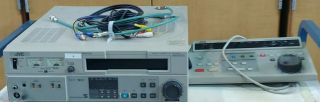 JVC BR - S500U S - VHS Editing Quality VCR and RM - G800U Edit Control Unit SVHS 3