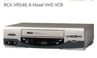 Rca Vr546 Vhs Player 4 Head Video Cassette Recorder Vcr Sqpb