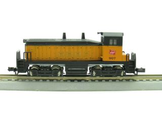 N Scale Con Cor Powered Engine Sw1500 Milwaukee Road