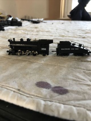N Scale Trix /minitrix B&o 0 - 6 - 0 Steam Locomotive