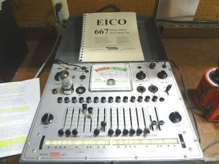 Eico 667 Dynamic Conductance Tube And Transistor Tester