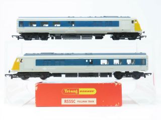 Oo Scale Tri - Ang Hornby R555c Br British Railway A/a Diesel Locomotive Set