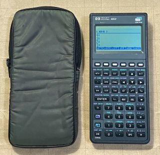 Hp 48gx Calculator With 128k Ram,  Case
