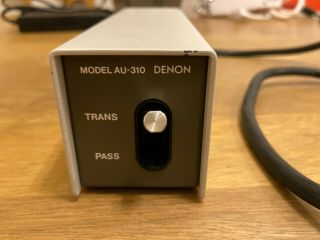 Denon Au - 310 Step Up Transformer For Mc Moving Coil Phono Cartridge