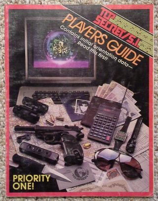 Players Guide & Equipment Inventory - Top Secret/s.  I.  Rpg (3rd Edition) - Tsr