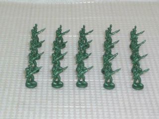 Risk 40th Anniversary Edition Board Game Metal Soldiers 20 Piece Set Green Army