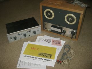 Sony Sra - 2 Tube Recording Amplifier &tc - 263d Reel - To - Reel Deck With Swtpc Preamp