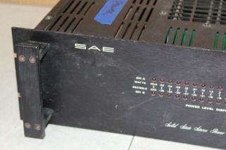 Vintage SAE 2200 Solid State Stereo Power Amplifier - 3