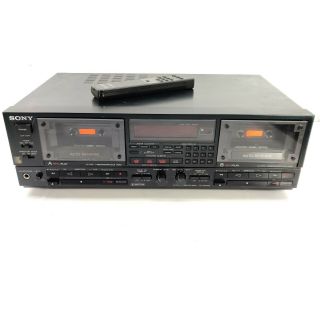 Sony Double Cassette Tape Player Recorder Stereo Tc - Wr950 Remote Parts