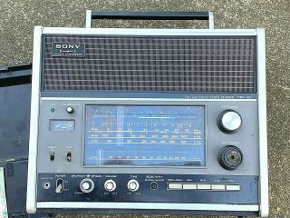 Vintage Sony Crf - 160 Am/fm Solid State 13 Band Radio Receiver
