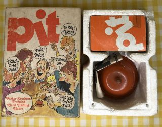 Vintage 1973 Pit Card Game Orange Bell Parker Brothers Usa Made No.  661