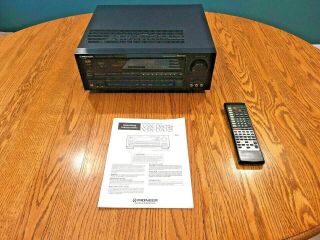 Vintage Pioneer Vsx - D602s Stereo Receiver / Surround System With Remote
