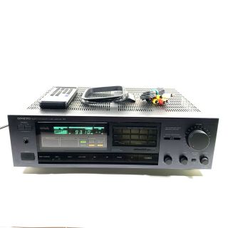 Vintage Onkyo Tx - 840 Quartz Synthesized Tuner/amplifier W/remote Japan