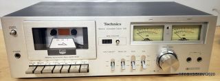 Vintage Technics Rs - 616 Stereo Cassette Deck Ok,  Metal Front,