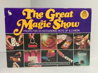 Vintage 1975 Reiss The Great Magic Show 951 Magic Set