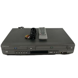 Samsung Dvd - V3650 Dvd Vcr Combo Player 4 Head Hifi Vhs Recorder W/ Remote Cables