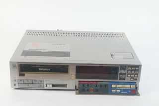 Sony Sl - 2710 Betamax Stereo Video Cassette Recorder -