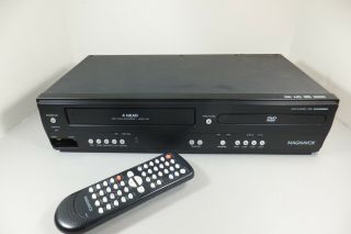 Magnavox Dv220mw9 Dvd Player / 4 - Head Vcr Recorder Combo W/ Remote & Av Cable