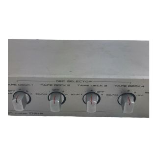 Akai DS - 5 Tape Deck Selector Silver Cassette Deck Switch 3
