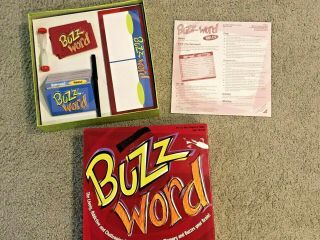Buzzword 2003 Board Game Complete