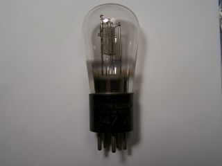 Western Electric 247a Vacuum Tube With Old Carton.  Quantity: 1