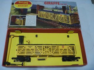 Vintage Triang Hornby Oo Gauge R348 Giraffe Car Set,  Railways - Example