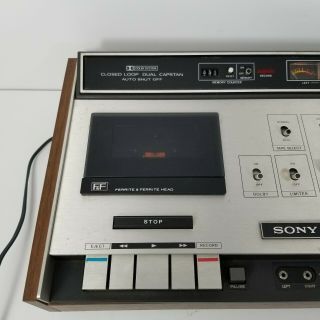 Vintage Sony TC - 161 SD Stereo Cassette Tape Deck 2