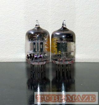 RARE Matched Pair Western Electric 396A/2C51/5670/6CC42 tubes - 1950s 2