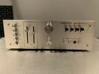 H.  H.  Scott A - 417 Stereo Integrated Amplifier A1 Cosmetic Fully Warm Sound