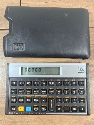 Hewlett Packard 11c Scientific Calculator With Case
