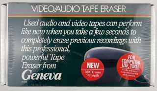 Geneva Pf - 215 Video/audio Tape Eraser -