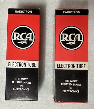 Matched Pair Rca 6as7g Vacuum Tubes,  Nos (old Stock), .  Minty