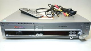Panasonic Sa - Ht820v 5 - Disc Dvd/cd Drive 4 Head Hi - Fi Stereo Vhs Player.