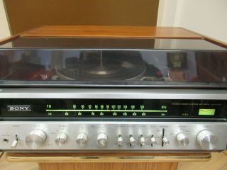 Sony Hp - 610a Stereo Music System Receiver With Dual Turntable