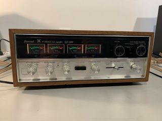 Sansui Qs - 500 4 Channel Rear Amplifier Stereo Vintage Quadraphonic Quad