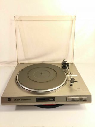Dual Belt Drive Turntable Vintage Record Player Model Cs 530 Made In Germany