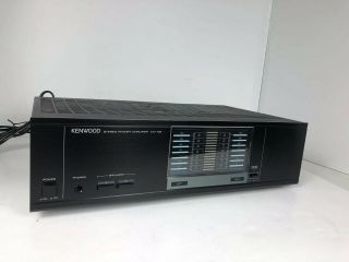 Kenwood Km - 105 Stereo Power Amplifier Amp 125 Watts Per Channel @ 8ohms Vintage