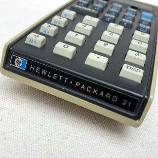Hewlett Packard Hp - 21 Calculator With Charger And Battery