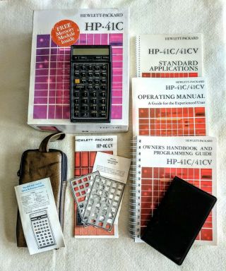 Hewlett - Packard Hp - 41c Programmable Scientific Calculator
