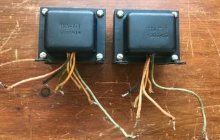 Pair Hh Scott 222 Amplifier Output Transformers Tra - 7 - 1 For Pp El84