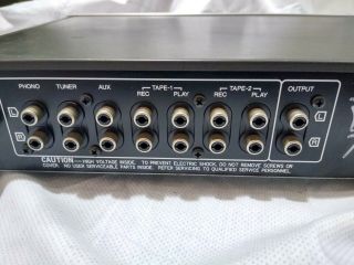 Sansui C - 77 Stereo Pre - amplifier multi inputs silver finish 3